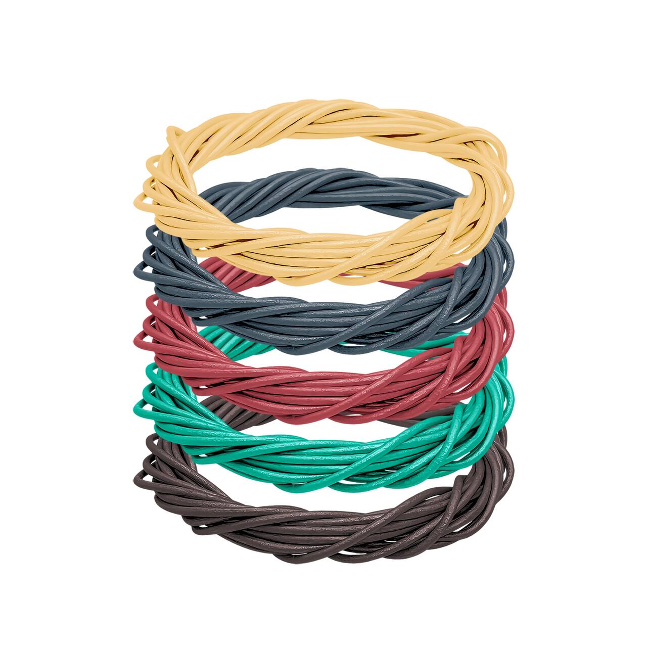 1.5mm Light Round Leather Cord Assortment by Bead Landing™